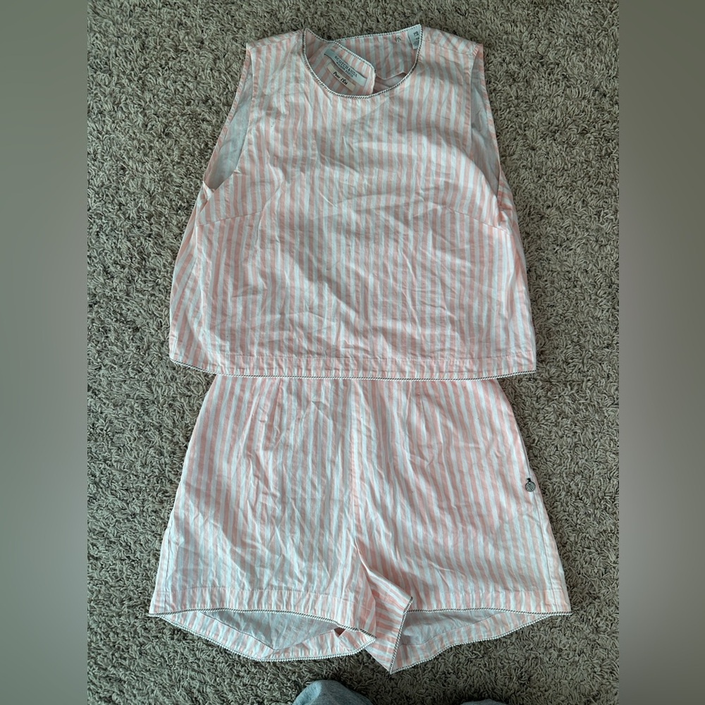 striped romper